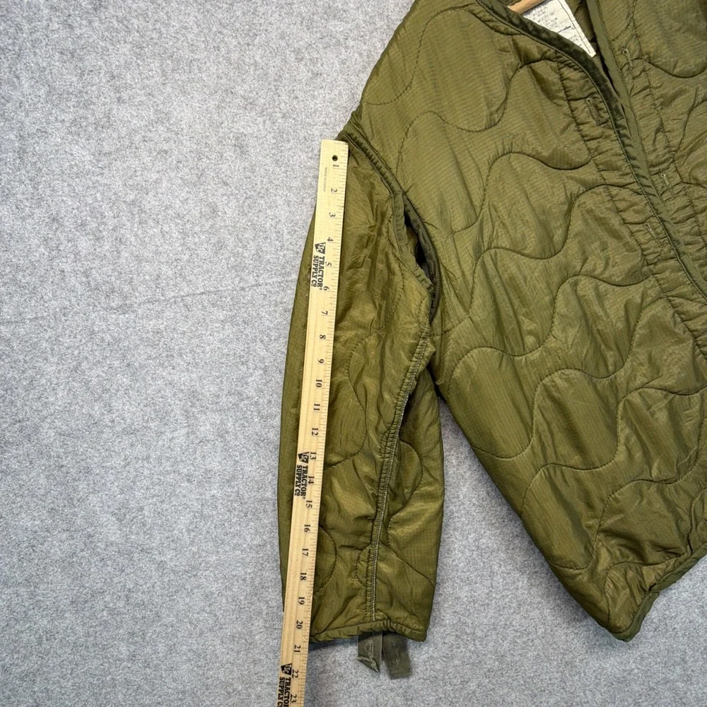 Cold Weather Field Coat Liner Men's Small Smokers Jacket Green Puffer Woobie